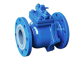 Q41F fluorine lined ball valve